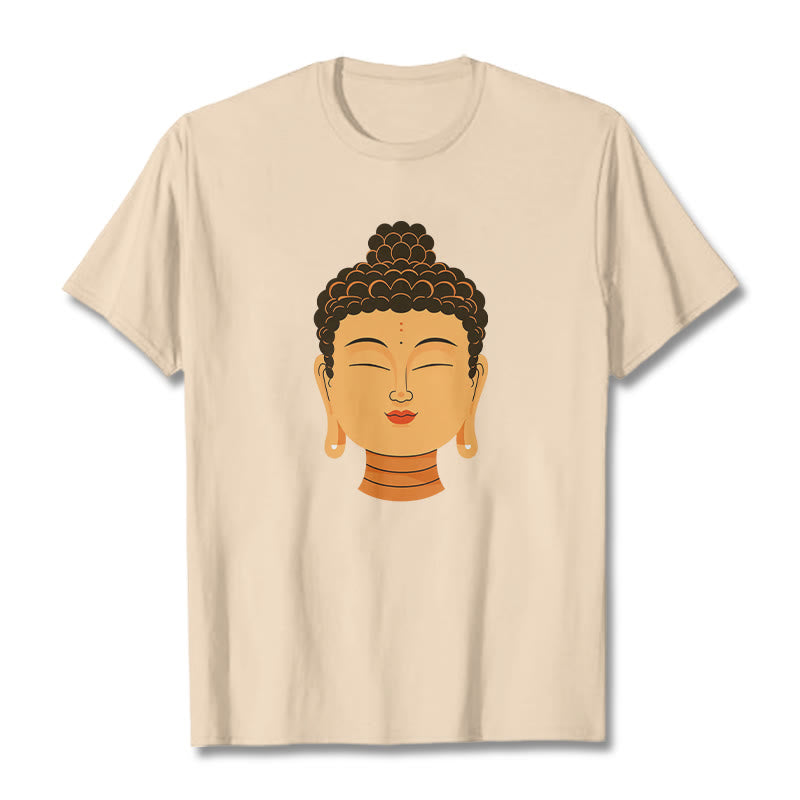 Buddha Stonesの祝福された瞑想仏陀Tシ​​ャツ - ビスク - 2XL - image 16