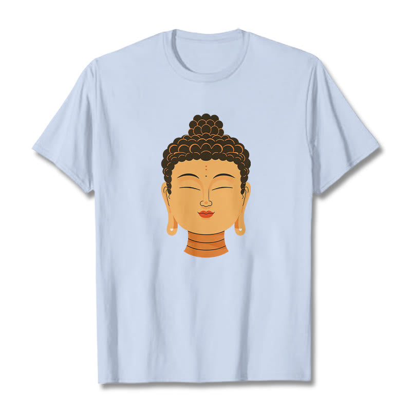 Buddha Stonesの祝福された瞑想仏陀Tシ​​ャツ - ライトシアン - 2XL - image 9