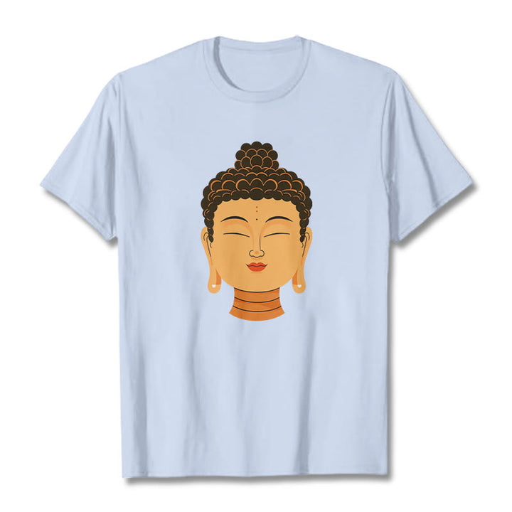 Buddha Stonesの祝福された瞑想仏陀Tシ​​ャツ - ライトシアン - 2XL - image 10