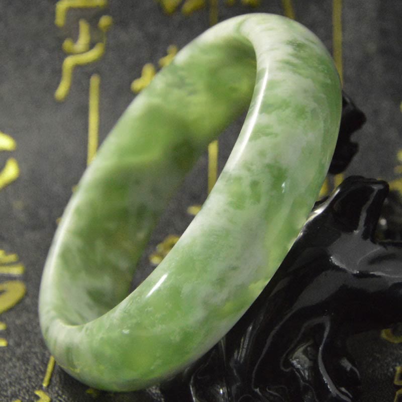 Buddha Stones天然翡翠 幸運繁栄ブレスレット バングル