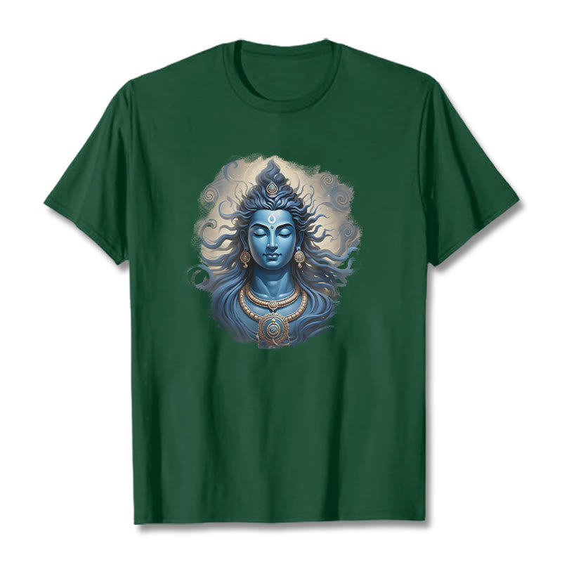 Buddha Stones OM NAMAH SHIVAYA Buddha Tee Tシャツ - フォレストグリーン - 2XL - image 11