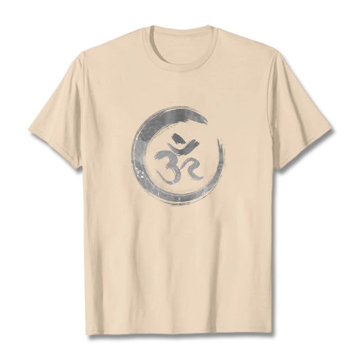 Buddha Stones OM マントラ サンスクリット T シャツ - ビスク - 2XL - image 7