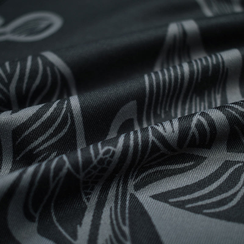 Buddha Stonesシンプルリーフプリント スポーツ フィットネス レギンス レディース ヨガパンツ - image 11