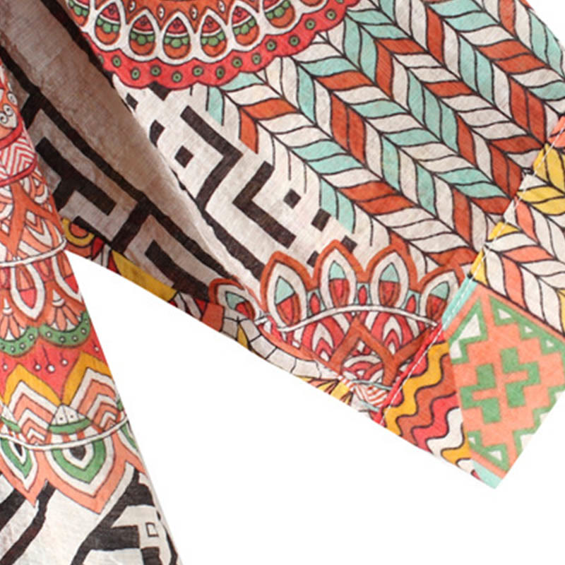 Buddha Stonesレディース マンダラジオメトリー ハーフボタンシャツ - image 18