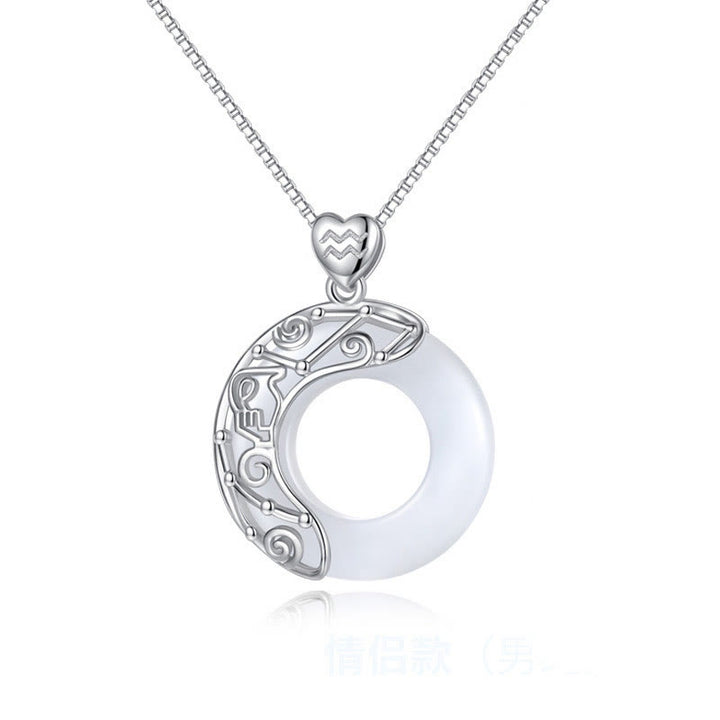 Buddha Stones925スターリングシルバー 12星座キャッツアイ 愛のサポートネックレスペンダント