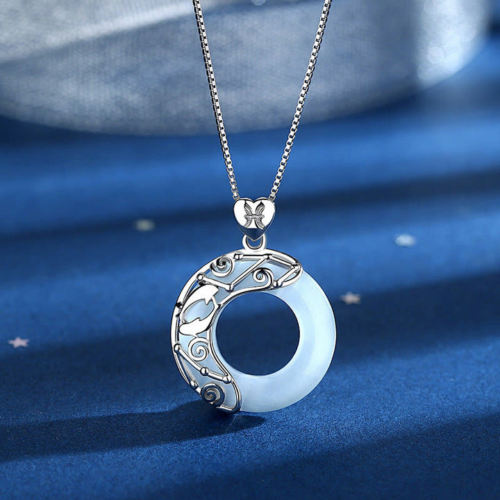 Buddha Stones925スターリングシルバー 12星座キャッツアイ 愛のサポートネックレスペンダント