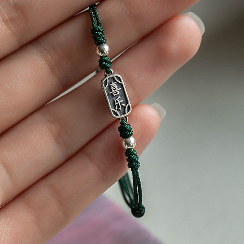 Buddha Stonesハンドメイド 925 スターリングシルバー 平和と喜び 安全と幸福の守り 編み込みブレスレット - image 27