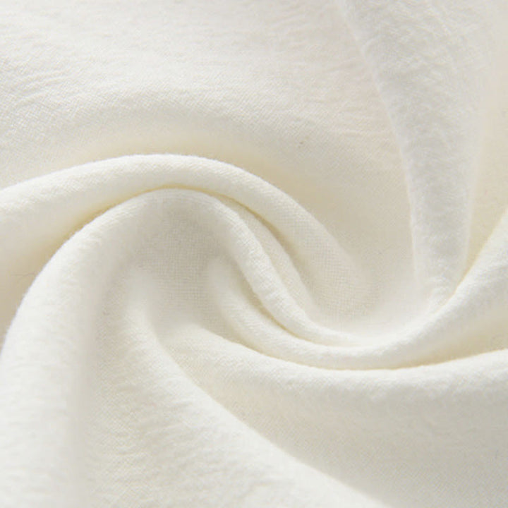 Buddha Stones中国風 カエルボタン 唐装 メンズ 半袖シャツ コットンリネン ポケット付き - image 5