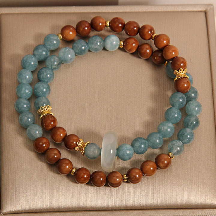 Buddha Stonesクカシード翡翠 富と幸運のブレスレット