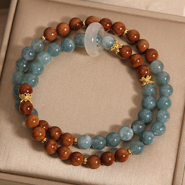 Buddha Stonesクカシード翡翠 富と幸運のブレスレット