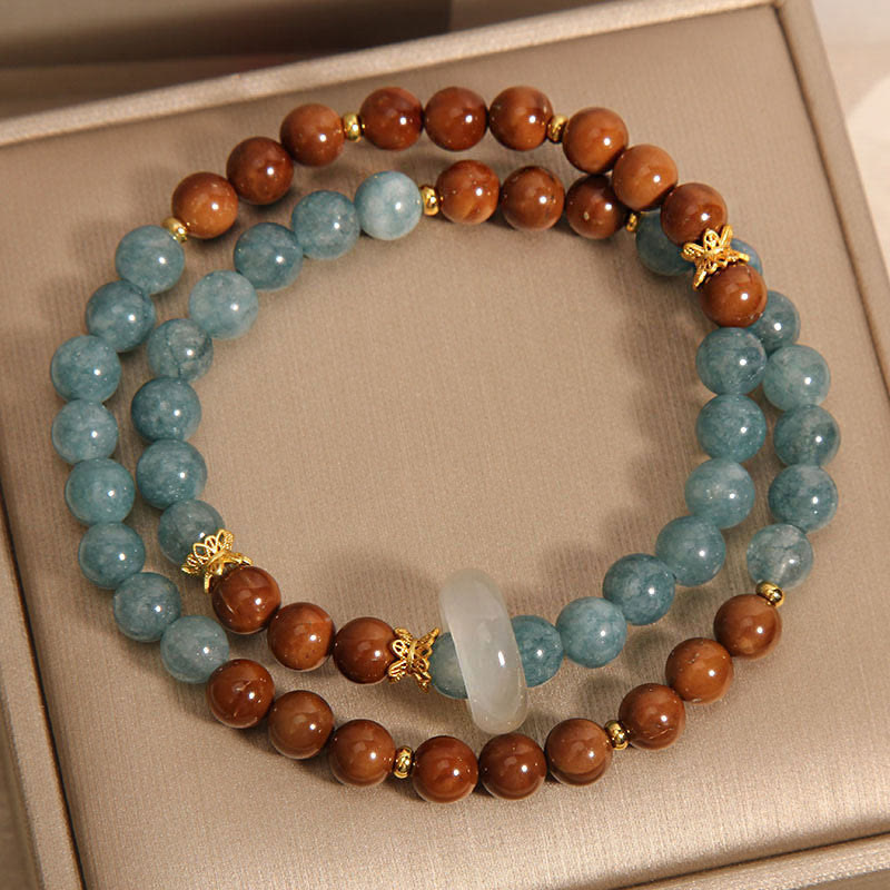 Buddha Stonesクカシード翡翠 富と幸運のブレスレット