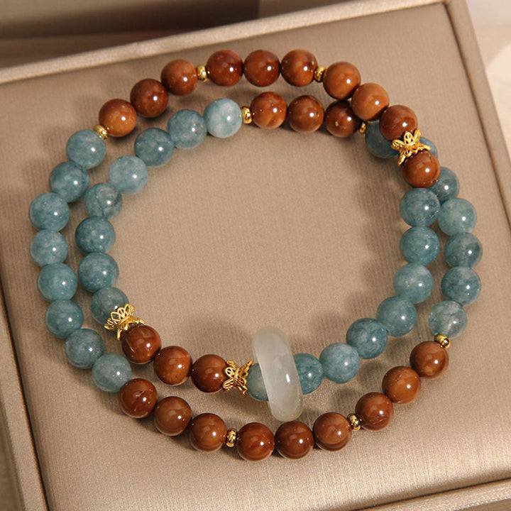 Buddha Stonesクカシード翡翠 富と幸運のブレスレット