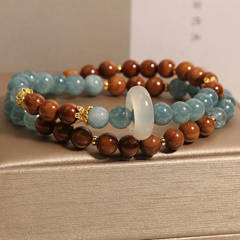 Buddha Stonesクカシード翡翠 富と幸運のブレスレット