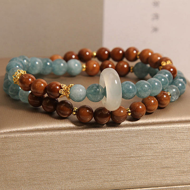 Buddha Stonesクカシード翡翠 富と幸運のブレスレット