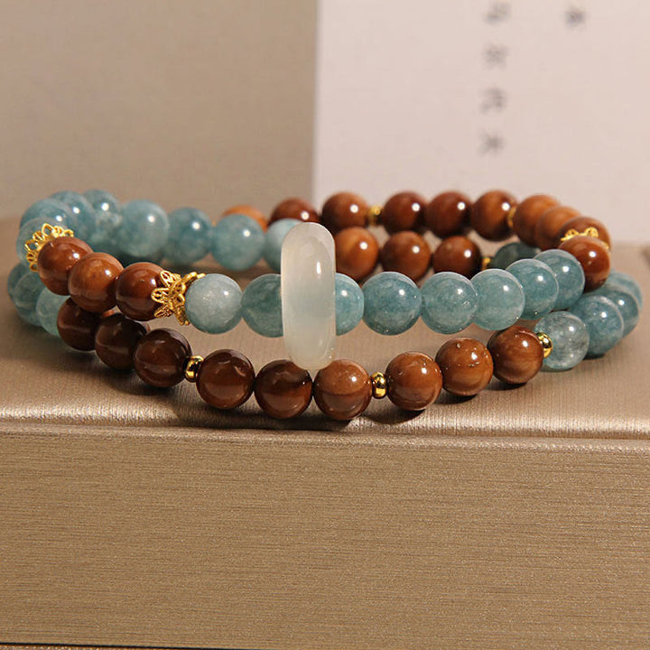 Buddha Stonesクカシード翡翠 富と幸運のブレスレット