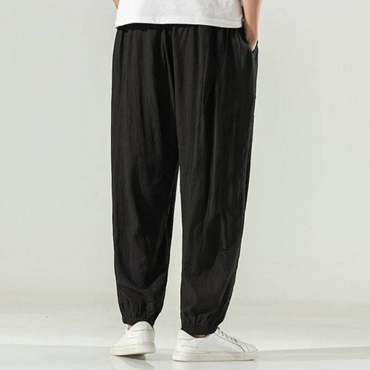 Buddha Stonesコットン メンズ ドローストリング ハーレムパンツ ポケット付き - image 18