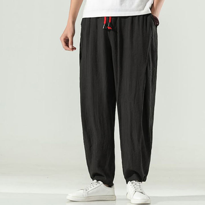 Buddha Stonesコットン メンズ ドローストリング ハーレムパンツ ポケット付き - image 17