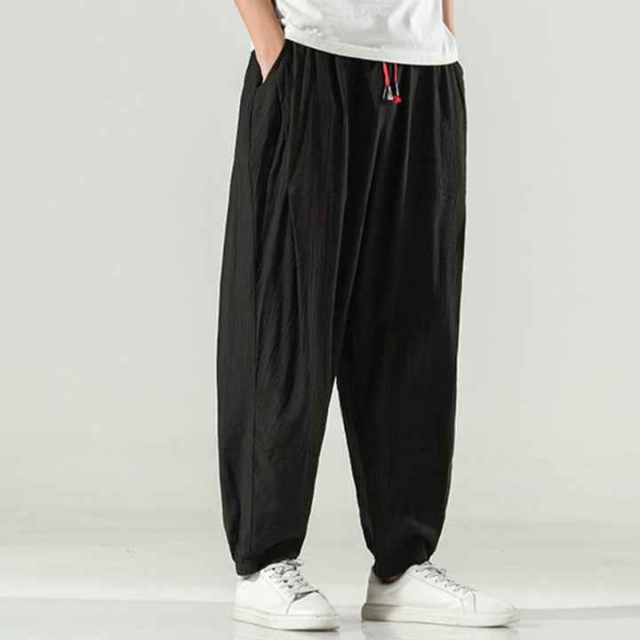 Buddha Stonesコットン メンズ ドローストリング ハーレムパンツ ポケット付き - image 22