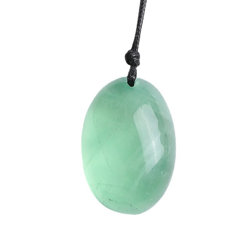 Buddha Stonesグリーンフローライト パワーネックレスペンダント - image 4