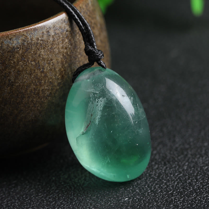 Buddha Stonesグリーンフローライト パワーネックレスペンダント - image 3