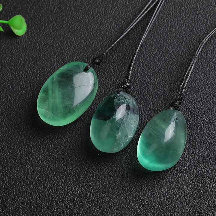 Buddha Stonesグリーンフローライト パワーネックレスペンダント - image 2