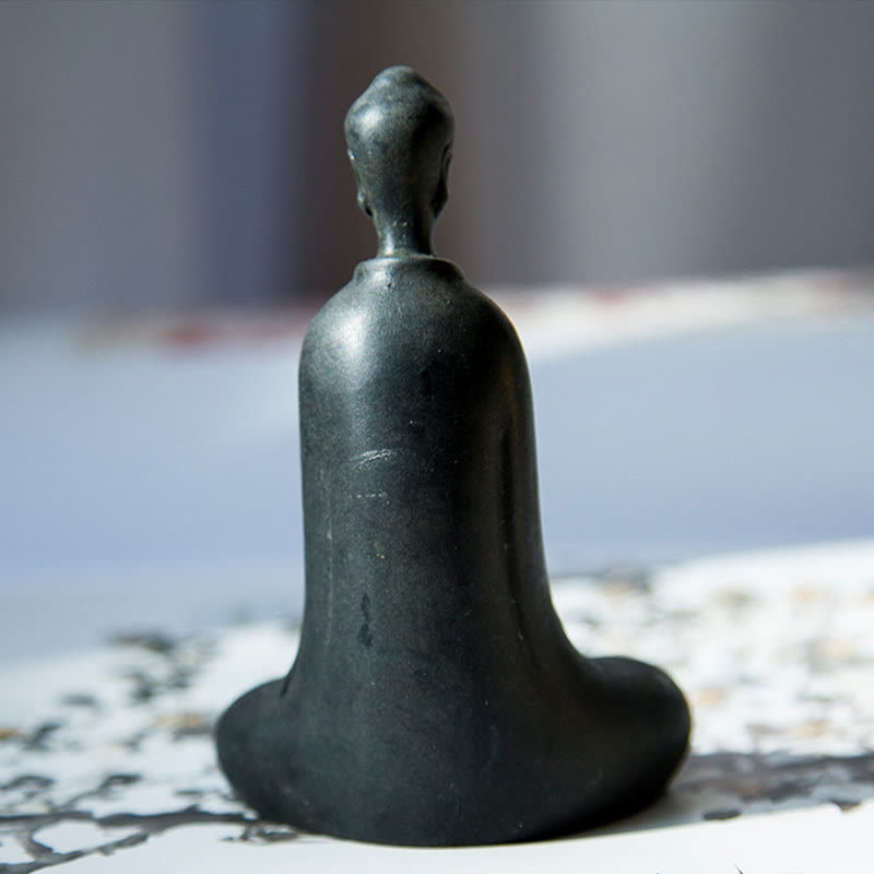 Buddha Stones手作り 釈迦牟尼仏 鉄粉 錆 鋳造 樹脂 像 家の装飾