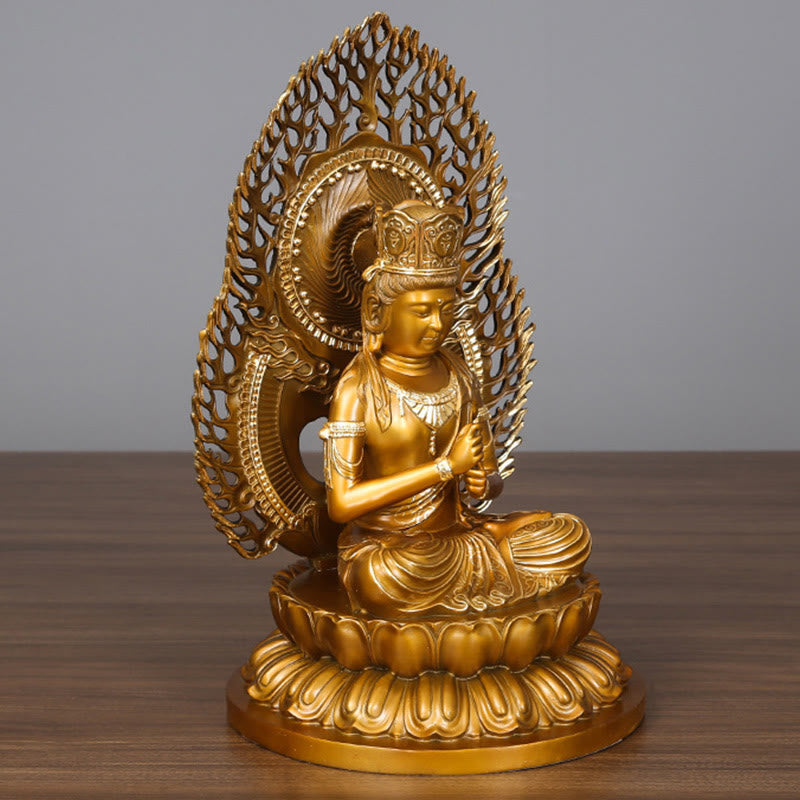 Buddha Stones如来仏像 静寂の銅像 家へのお供え装飾