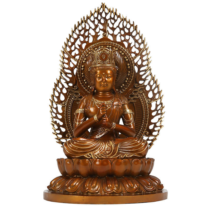 Buddha Stones如来仏像 静寂の銅像 家へのお供え装飾
