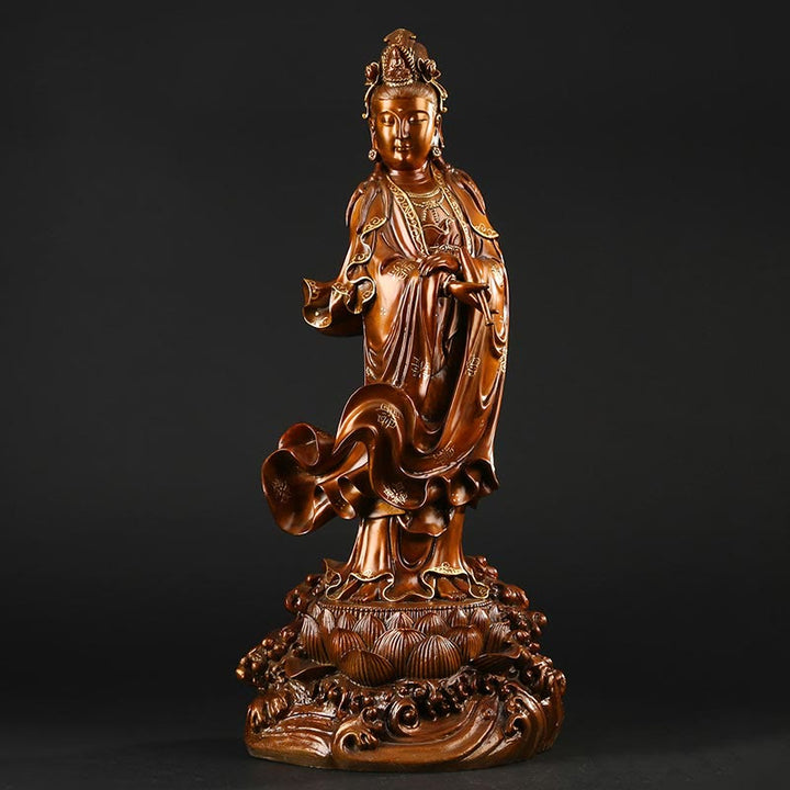 Buddha Stones（観音菩薩像）真鍮製 ハーモニー銅像 室内装飾