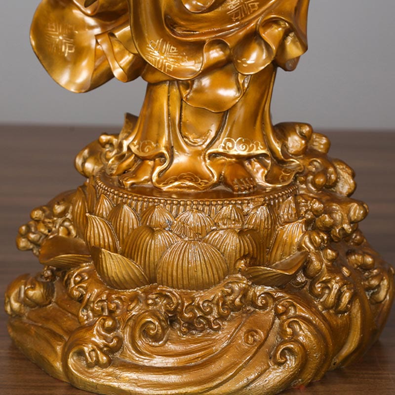 Buddha Stones（観音菩薩像）真鍮製 ハーモニー銅像 室内装飾