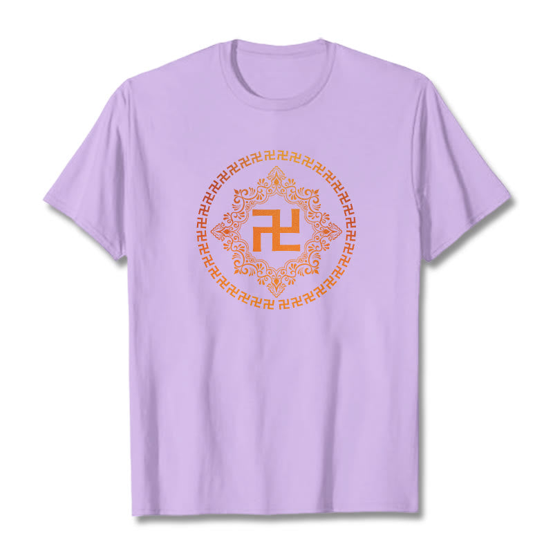 Buddha StonesスワスティカTシャツ - 梅 - 2XL - image 15