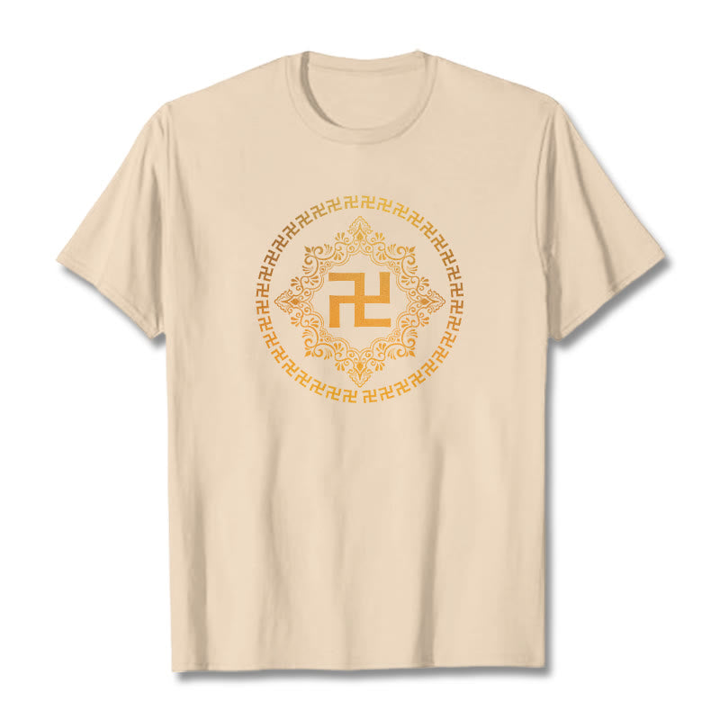 Buddha StonesスワスティカTシャツ - ビスク - 2XL - image 18