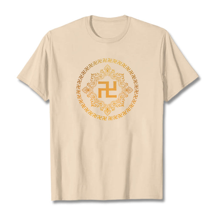 Buddha StonesスワスティカTシャツ - ビスク - 2XL - image 18