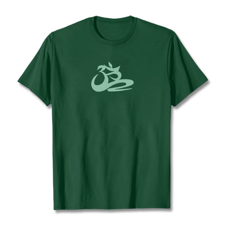 Buddha StonesOM Tシャツ - フォレストグリーン - 2XL - image 4