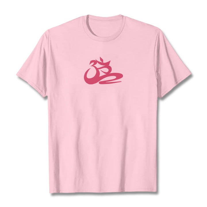 Buddha StonesOM Tシャツ - ライトピンク - 2XL - image 13