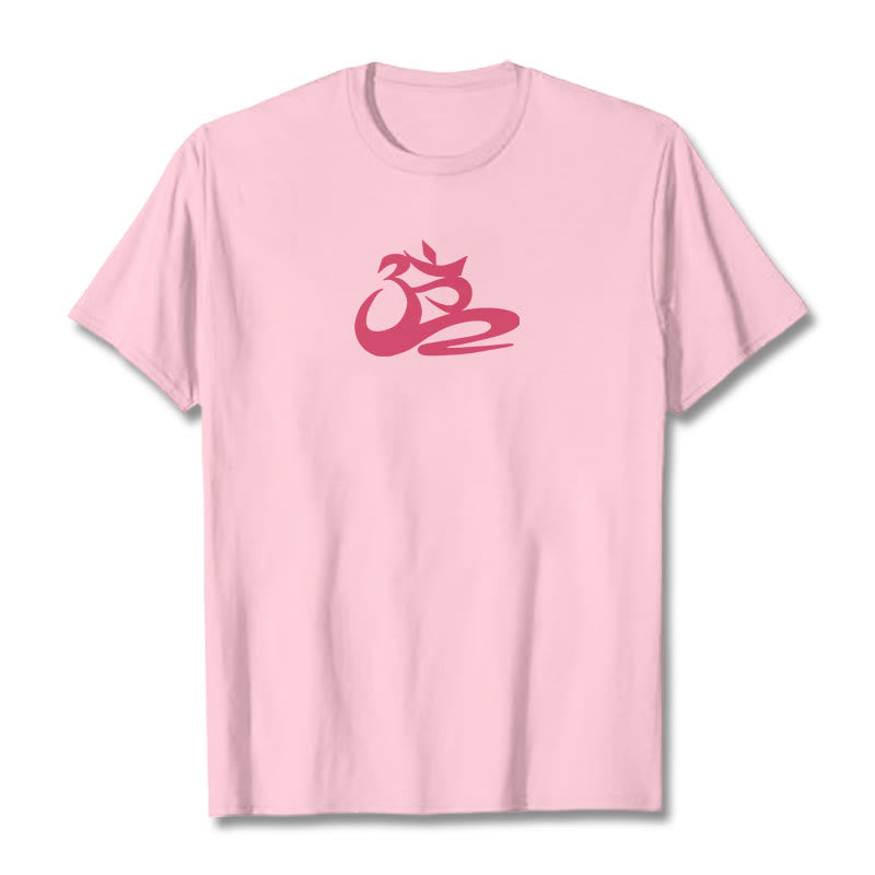 Buddha StonesOM Tシャツ - ライトピンク - 2XL - image 14