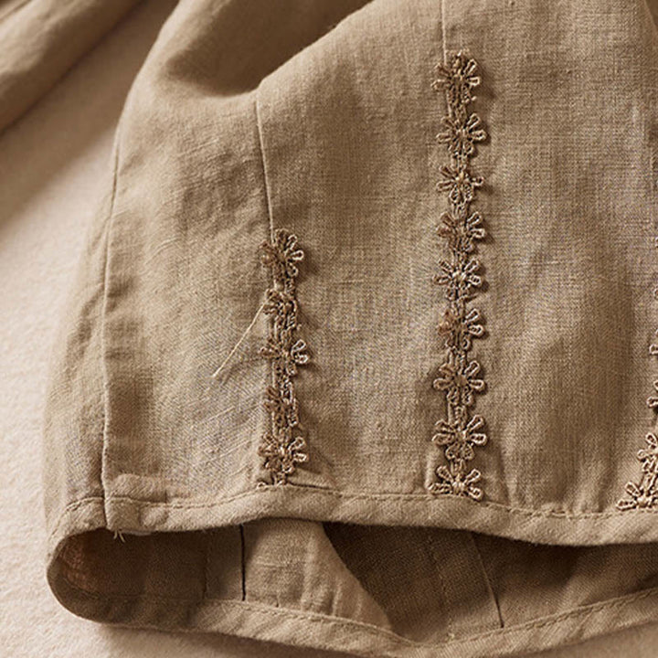 Buddha Stonesサマー スモールフラワー刺繍 ハーレムパンツ ポケット付き - image 10
