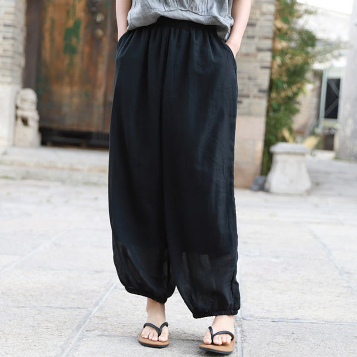Buddha Stonesカジュアル サマー レディース コットンパンツ ポケット付き - image 19