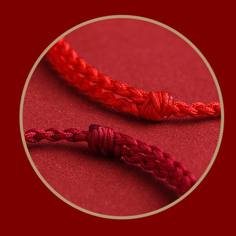 Buddha Stonesハンドメイド 999 スターリングシルバーオーム・マニ・パドメ・フム般若心経 彫刻 幸運 ロープ ブレスレット アンクレット - image 20