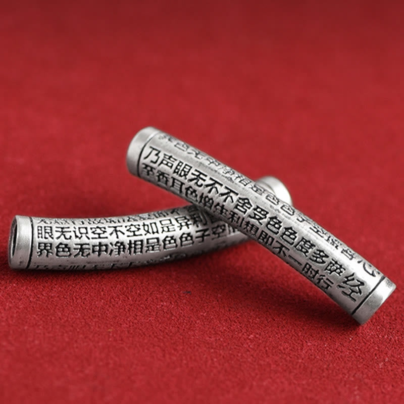 Buddha Stonesハンドメイド 999 スターリングシルバーオーム・マニ・パドメ・フム般若心経 彫刻 幸運 ロープ ブレスレット アンクレット - image 13