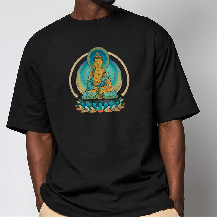 Buddha StonesロータスブッダTシャツ - image 6