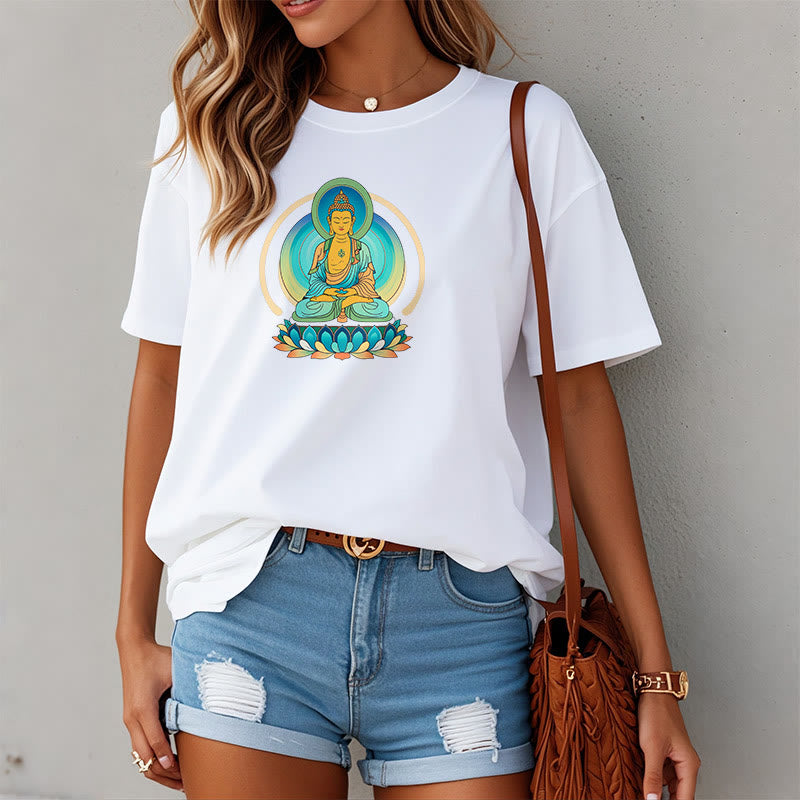 Buddha StonesロータスブッダTシャツ - image 5