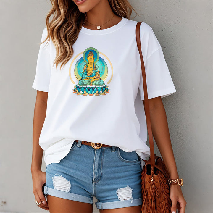 Buddha StonesロータスブッダTシャツ - image 5