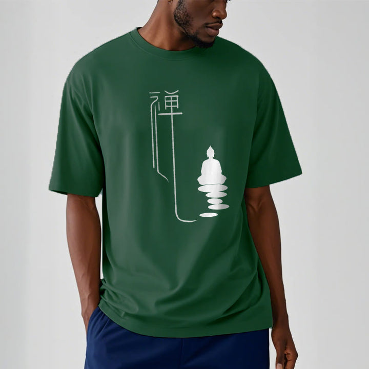 Buddha Stones禅仏Tシャツ - image 3