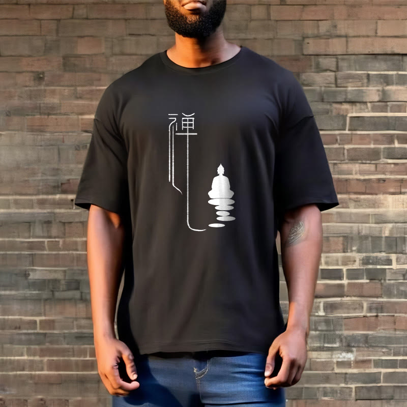 Buddha Stones禅仏Tシャツ - image 6
