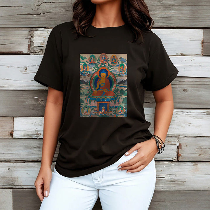 Buddha Stones薬師如来経典をアートに昇華させたTシャツ - image 8