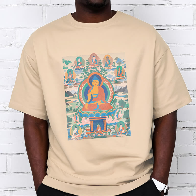 Buddha Stones薬師如来経典をアートに昇華させたTシャツ - image 11