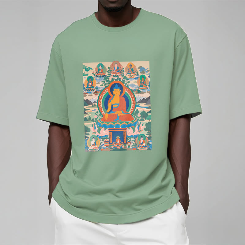 Buddha Stones薬師如来経典をアートに昇華させたTシャツ - image 16