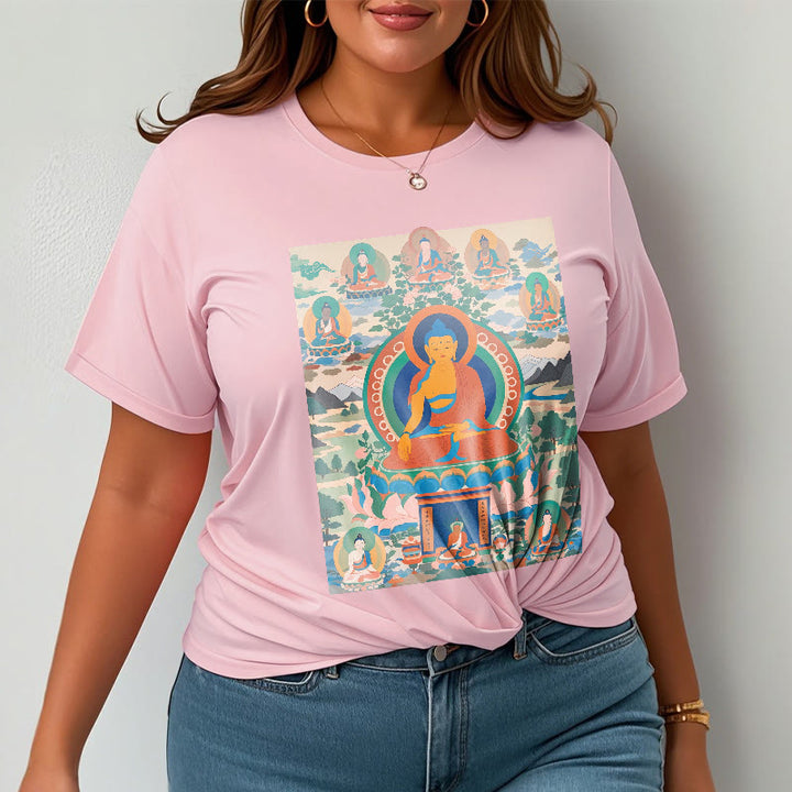 Buddha Stones薬師如来経典をアートに昇華させたTシャツ - image 14
