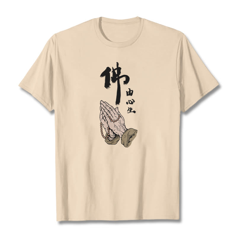 Buddha Stonesの祈りTシャツ - ビスク - 2XL - image 17